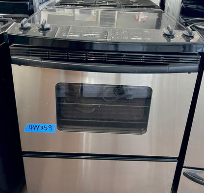 30 Inch KitchenAid KESC307HBS8 Slide Electric Glasstop Range Convection Oven , Stainless Steel , Convection Oven, 444359