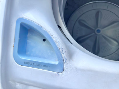 27 Inch Samsung  WA40J3000AW 4.0 cu. ft. Top Load Washer , 8 Wash Cycles, 700 RPM, Soft Close Lid, Diamond Drum Interior and Self Clean , 444328