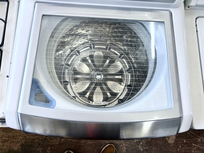 27 Inch LG Wave Series  WT5070CW Top Load Washer 4.7 cu. ft., 12 Wash Cycles, 1100 RPM, Direct Drive Motor LoDecibel Quiet Operation, White , 444360