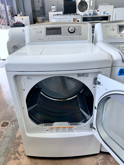 LG Top Load Washer and Electric Front Load Dryer Set , White ,DLEX5170W,WT5070CW 444360 and 444361