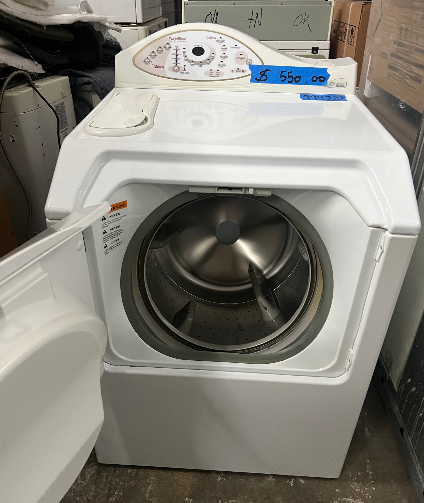 Maytag Neptune Front Load Washer in White MAH6500AWW 999282