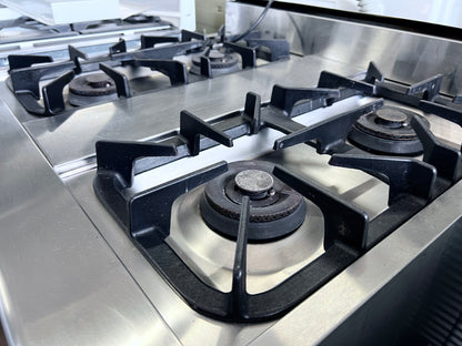 30 Inch NXR Residential Gas Range Commercial Grade , Heavy Duty Grates , 4 Burner , Convection Oven , Stainless Steel , 444364