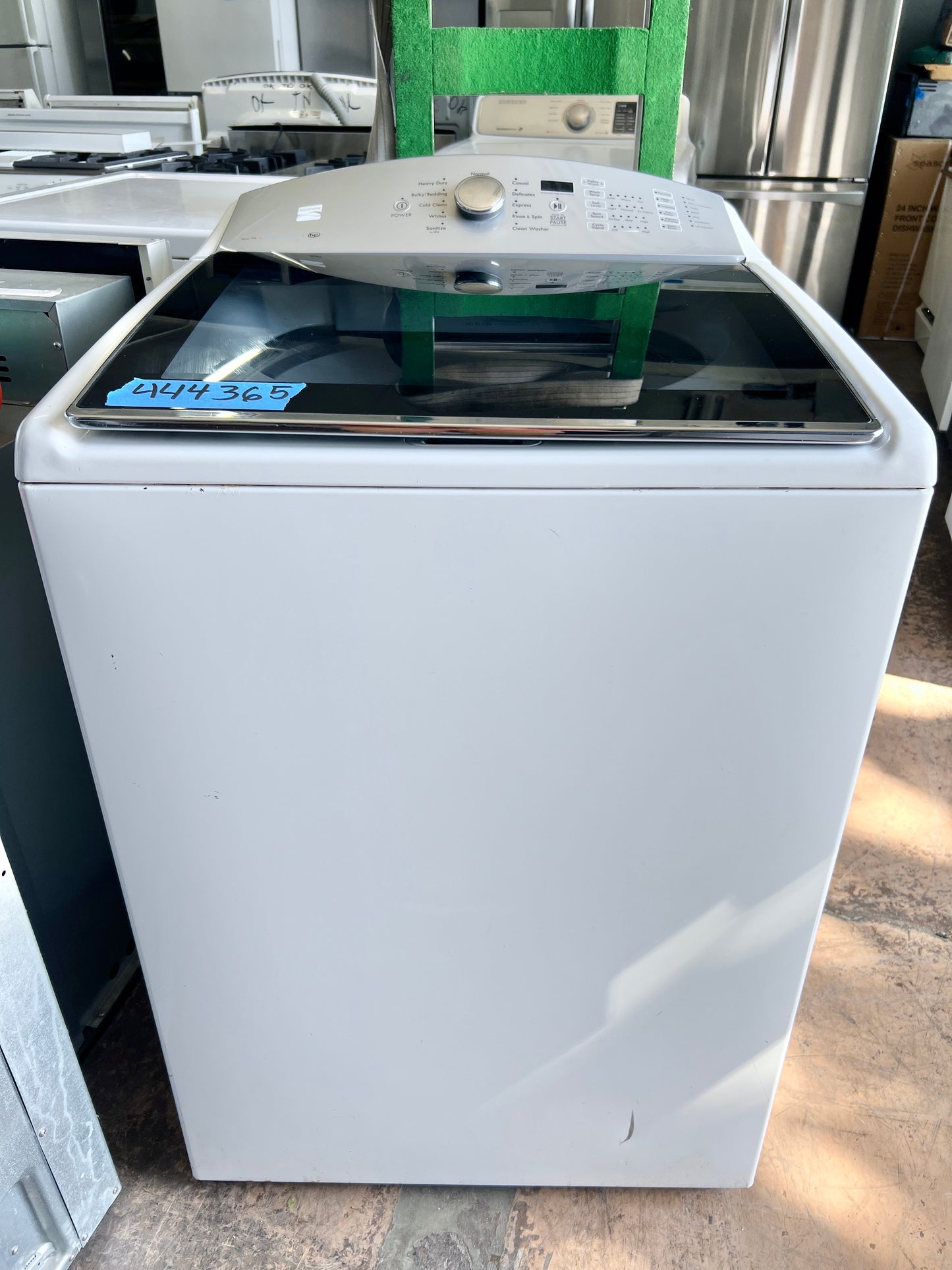 27 Inch Kenmore Top Load Washer High Efficient , White , 110.28132413, 444365