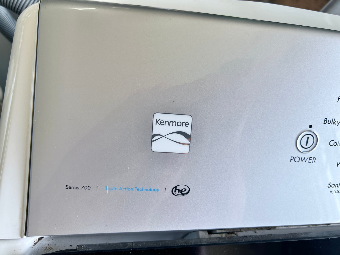 27 Inch Kenmore Top Load Washer High Efficient , White , 110.28132413, 444365