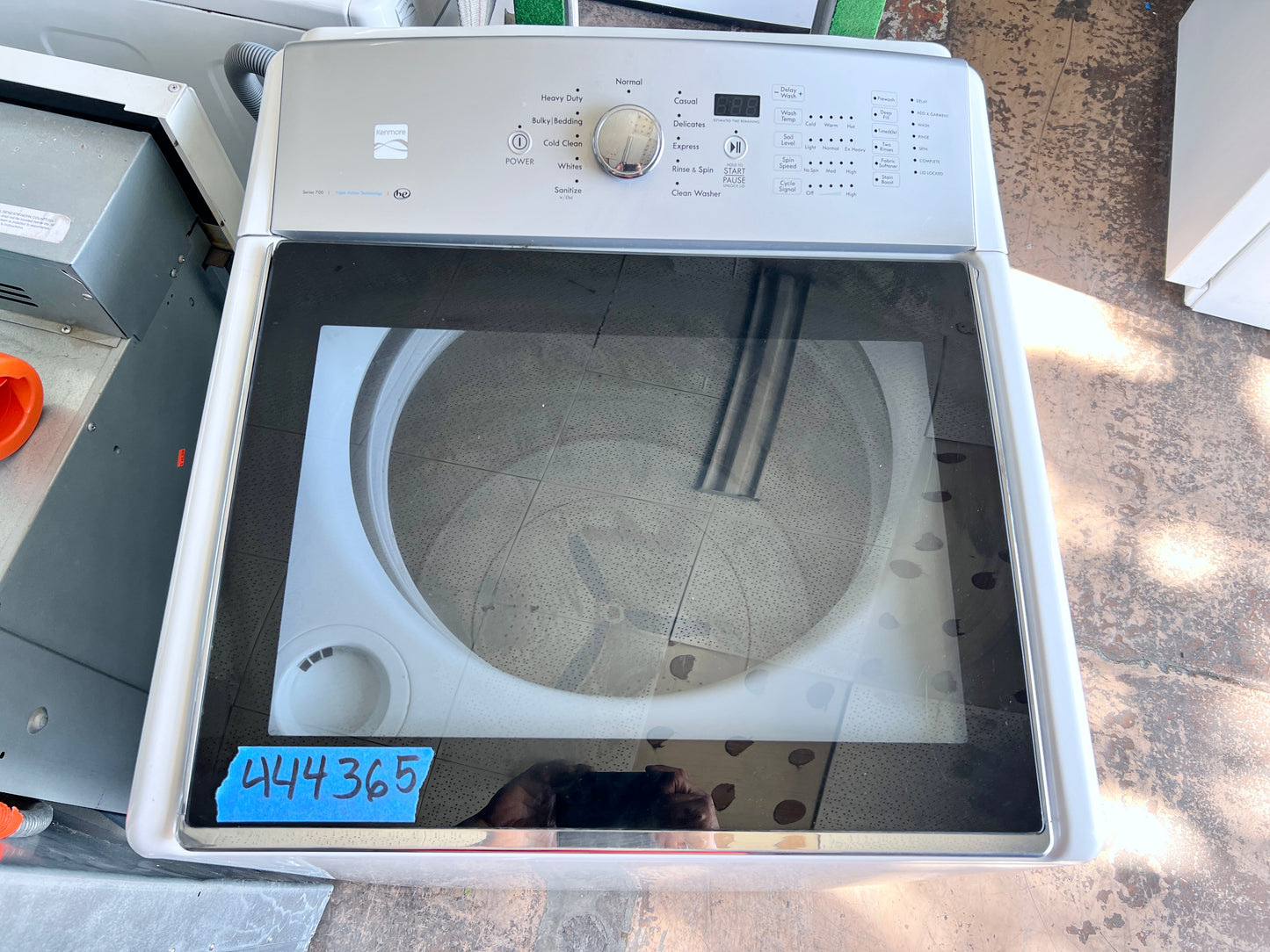 27 Inch Kenmore Top Load Washer High Efficient , White , 110.28132413, 444365