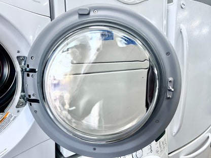 24 Inch LG  DLEC855W  4.2 cu. ft. Compact Electric Condensing Dryer 9 Dry Cycles, Sensor Dry, Wrinkle Care, LoDecibel, LED Controls , Ventless Condensing System: White , 444369