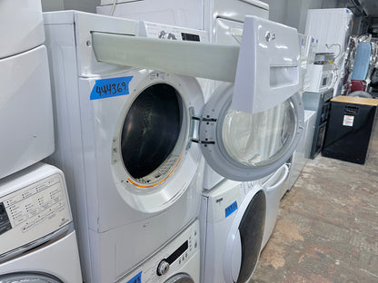 24 Inch LG  DLEC855W  4.2 cu. ft. Compact Electric Condensing Dryer 9 Dry Cycles, Sensor Dry, Wrinkle Care, LoDecibel, LED Controls , Ventless Condensing System: White , 444369