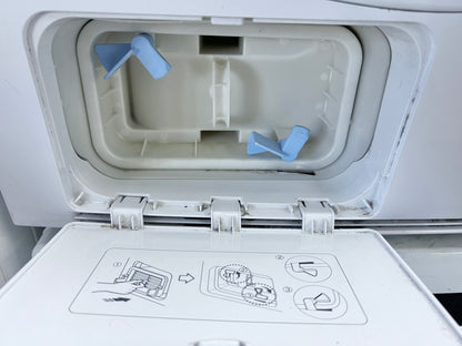 24 Inch LG  DLEC855W  4.2 cu. ft. Compact Electric Condensing Dryer 9 Dry Cycles, Sensor Dry, Wrinkle Care, LoDecibel, LED Controls , Ventless Condensing System: White , 444369