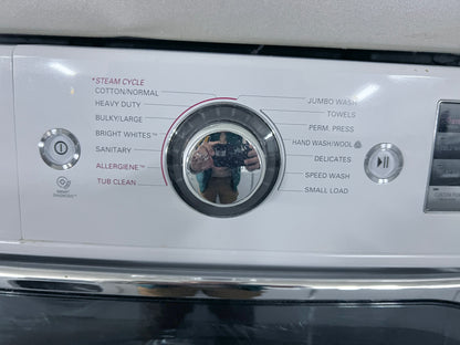 29 Inch LG TurboWash Series  WM8000HWA 5.1 cu. ft. Front Load Washer 14 Wash Cycles, 1,300 RPM, Steam Cycle, LG Twin Wash Compatibility, TurboWash,LoDecibel Quiet Operation, NeveRust Stainless Steel Drum ENERGY STAR Certification, White , 444369