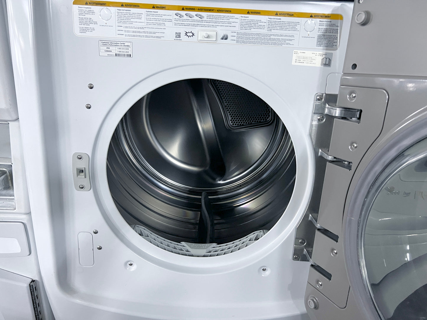 29 Inch LG TurboSteam Series  DLEX9000W 9.0 cu. ft. Electric Dryer TurboSteam, Front Load , Smart ThinQ Wi-Fi, SmartDiagnosis, Wrinkle Care, Sensor Dry, 14 Dry Cycles and 5 Temperature Selections, White , 444276
