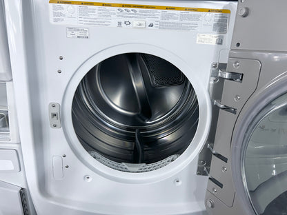 29 Inch LG TurboSteam Series  DLEX9000W 9.0 cu. ft. Electric Dryer TurboSteam, Front Load , Smart ThinQ Wi-Fi, SmartDiagnosis, Wrinkle Care, Sensor Dry, 14 Dry Cycles and 5 Temperature Selections, White , 444276