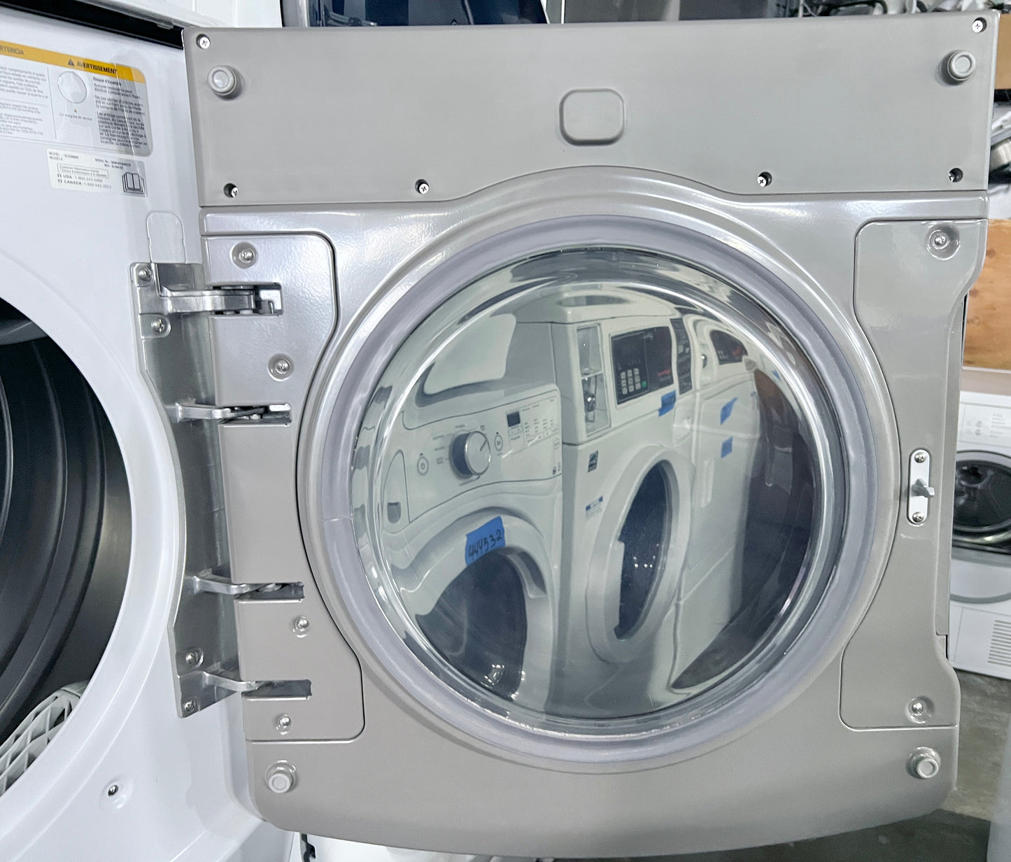 29 Inch LG TurboSteam Series  DLEX9000W 9.0 cu. ft. Electric Dryer TurboSteam, Front Load , Smart ThinQ Wi-Fi, SmartDiagnosis, Wrinkle Care, Sensor Dry, 14 Dry Cycles and 5 Temperature Selections, White , 444276