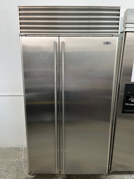 42 Inch Subzero 642 Side By Side Built in Refrigerator in Stainless Counter Depth 369178