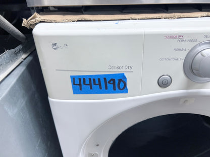 27 Inch LG  DLE2050W Front Load Electric Dryer Machine 7.1 cu. ft., 7 Drying Programs, 5 Temperature Levels, LED Display Sensor Dry ,Stackable ,  White, 444190