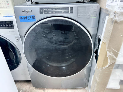27 Inch Whirlpool  WHD862CHC Ventless Electric Dryer with 7.4 Cu. Ft. Capacity, Hybrid Heat Pump Drying Technology, Intuitive Controls, Advanced Moisture Sensing, Closet-Depth Fit, 36 Dry Cycles, Quick Dry, Wrinkle Shield, Eco, ENERGY STAR , 999340