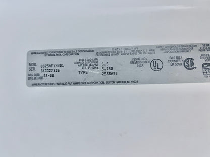 Whirlpool 36 Side By Side Full Depth Refrigerator In Off White With Ice Maker, SS25AEXHW01, 444332