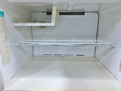 32-33 Inch Wide GE Top Freezer Off White Refrigerator 20 Cu Ft , Used , Working , TBX21JATMRAD, 101419