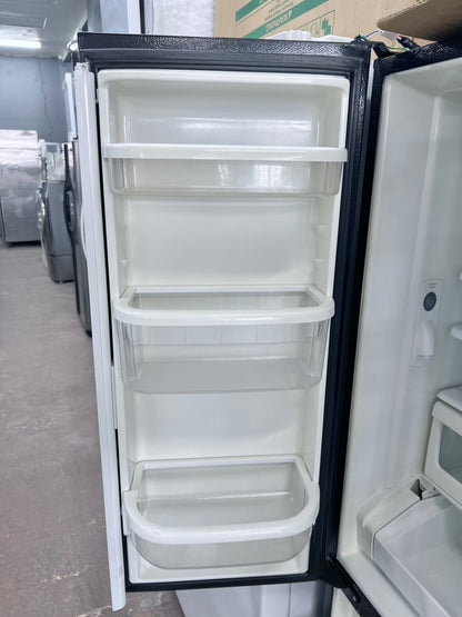 36 Inch Kenmore French Door Refrigerator In black With Water Dispenser Inside , Ice Maker Inside , 596.75529400, 444302
