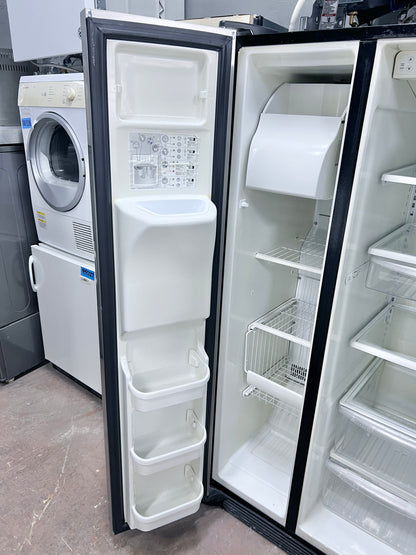 36 Inch Frigidaire Gallery Series  GLHS66EFSB 26 Cu. Ft. Side by Side Refrigerator Water and Ice Dispenser, Stainless Steel , 444382