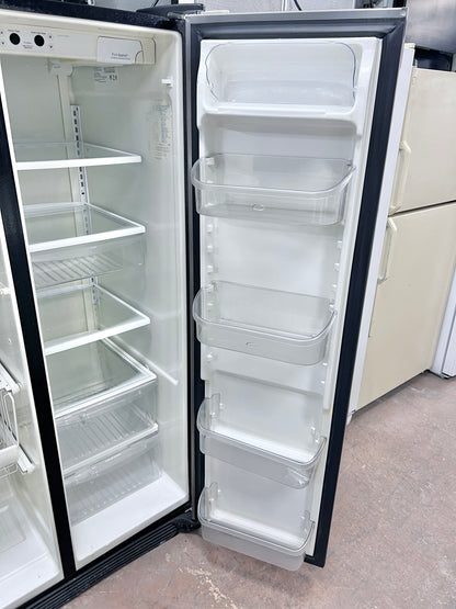 36 Inch Frigidaire Gallery Series  GLHS66EFSB 26 Cu. Ft. Side by Side Refrigerator Water and Ice Dispenser, Stainless Steel , 444382