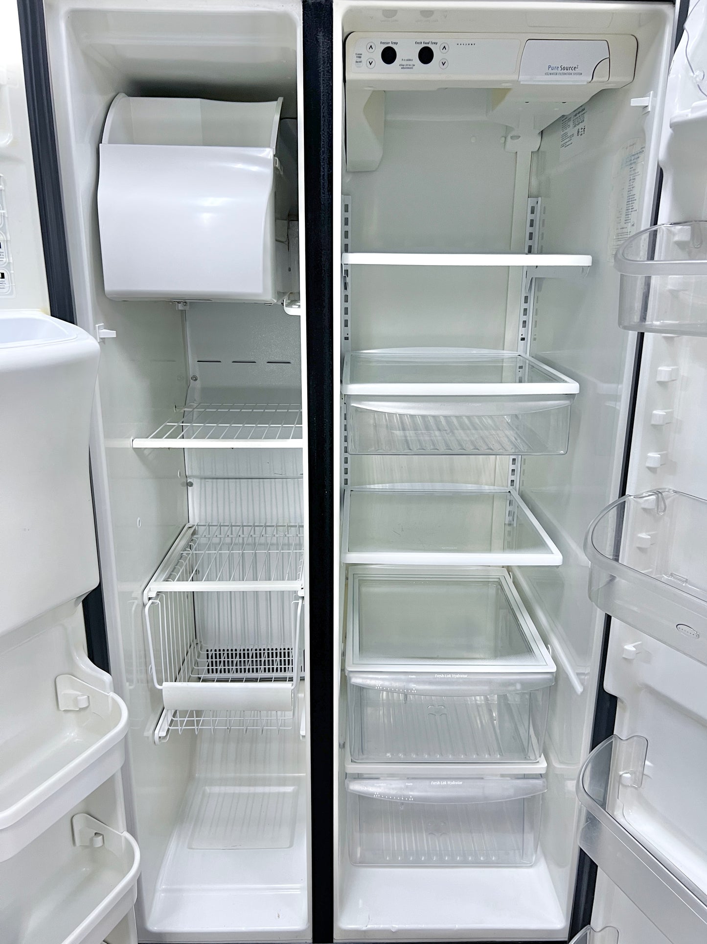36 Inch Frigidaire Gallery Series  GLHS66EFSB 26 Cu. Ft. Side by Side Refrigerator Water and Ice Dispenser, Stainless Steel , 444382