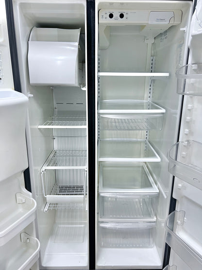 36 Inch Frigidaire Gallery Series  GLHS66EFSB 26 Cu. Ft. Side by Side Refrigerator Water and Ice Dispenser, Stainless Steel , 444382