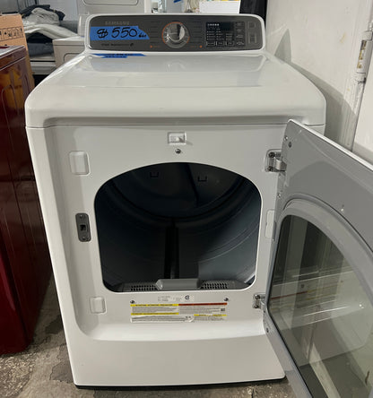 Samsung Front Load Gas Dryer in White DV48H7400GW/A2 999295