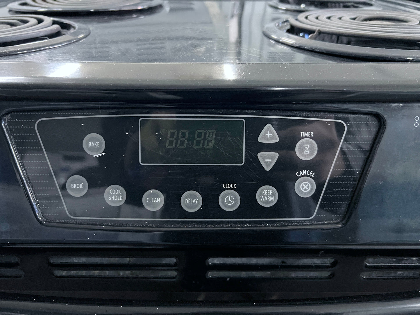30 Inch Whirlpool  RY160LXTB Slide-in Electric Range 4 Coil Burners, Porcelain Cooktop Surface, Self-Clean Oven and Storage Drawer, Black , 444380