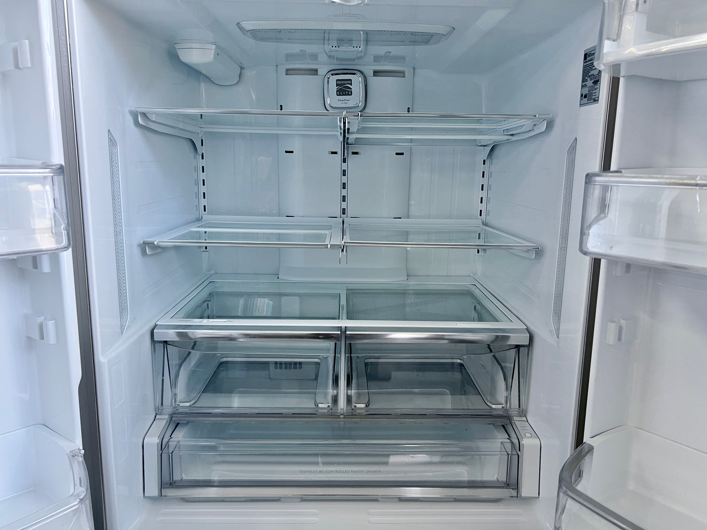 36 Inch Kenmore Elite manufactured by LG 74013 31 Cu Ft , French Door Style Bottom Freezer Stainless Steel Refrigerator , 795.74013.411, 131300