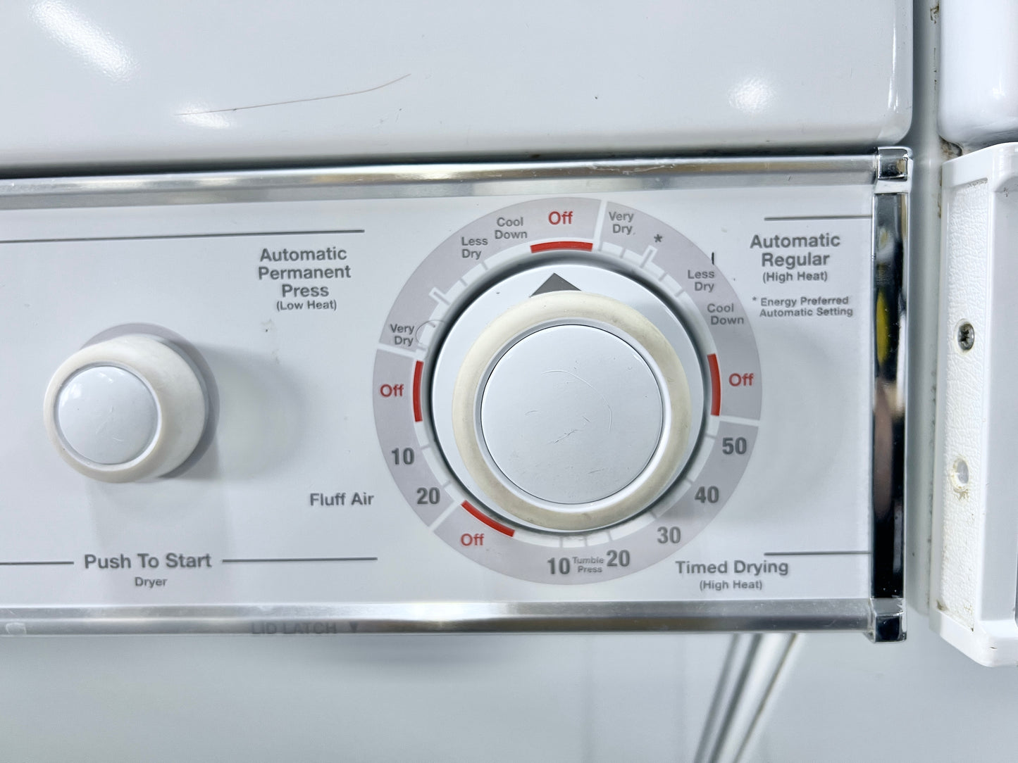 24 Inch Whirlpool  Laundry Center Stackable Washer Dryer LTE5243DQ Thin Twin Electric Electric 220V 240V ,, White , 444139