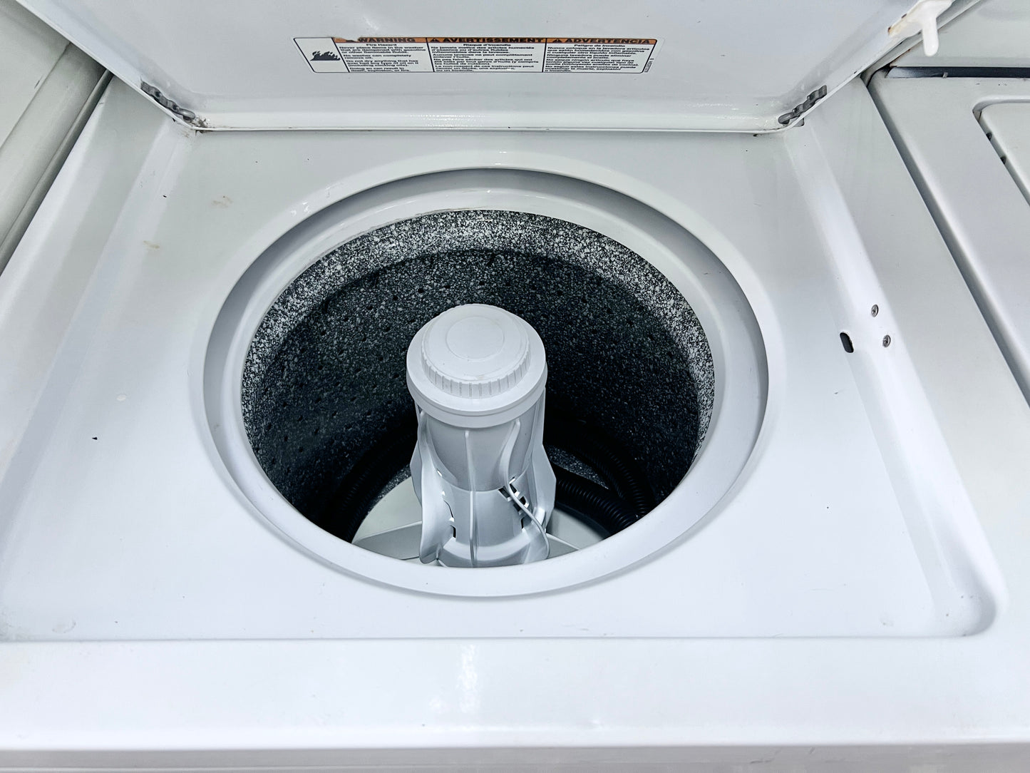 24 Inch Whirlpool  Laundry Center Stackable Washer Dryer LTE5243DQ Thin Twin Electric Electric 220V 240V ,, White , 444139