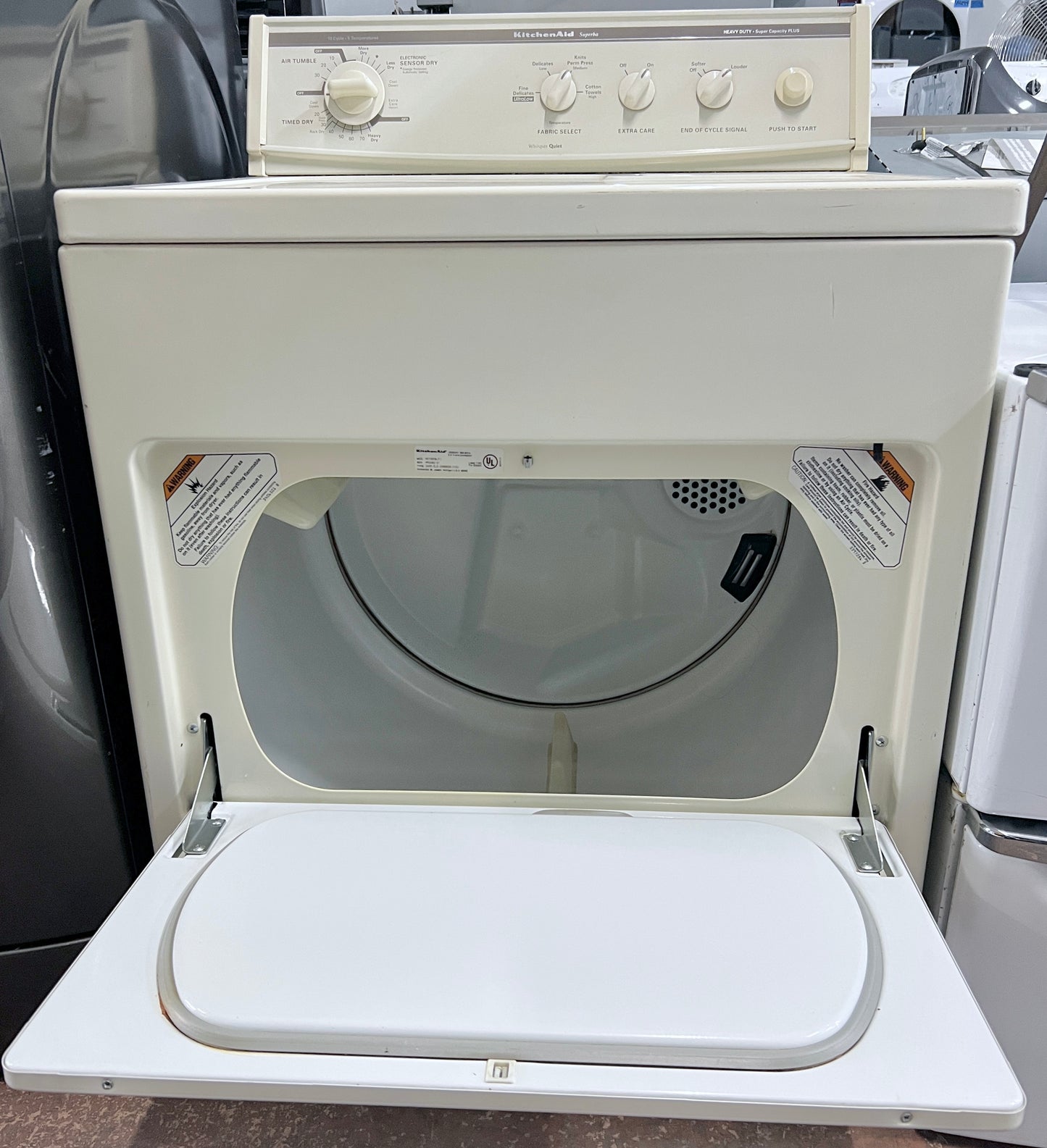 29 Inch Kitchenaid Heavy Duty Front Load Electric Dryer Machine KEYS850JT1  , 444385