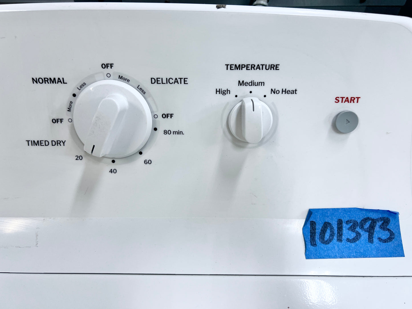 27 Inch Hotpoint  HTX26EASWWW Front Load Electric Dryer 6.2 cu ft, Auto Dry, Powerful Venting, Large Diffuser, Aluminized Drum, Removable Upfront Lint Filter and Reversible Dryer Door , New Open Box , 101393