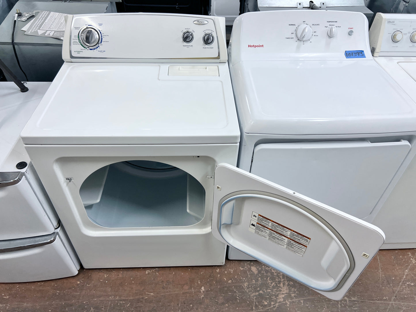 29 Inch Whirlpool Electric Front load Dryer Machine , white , 444386