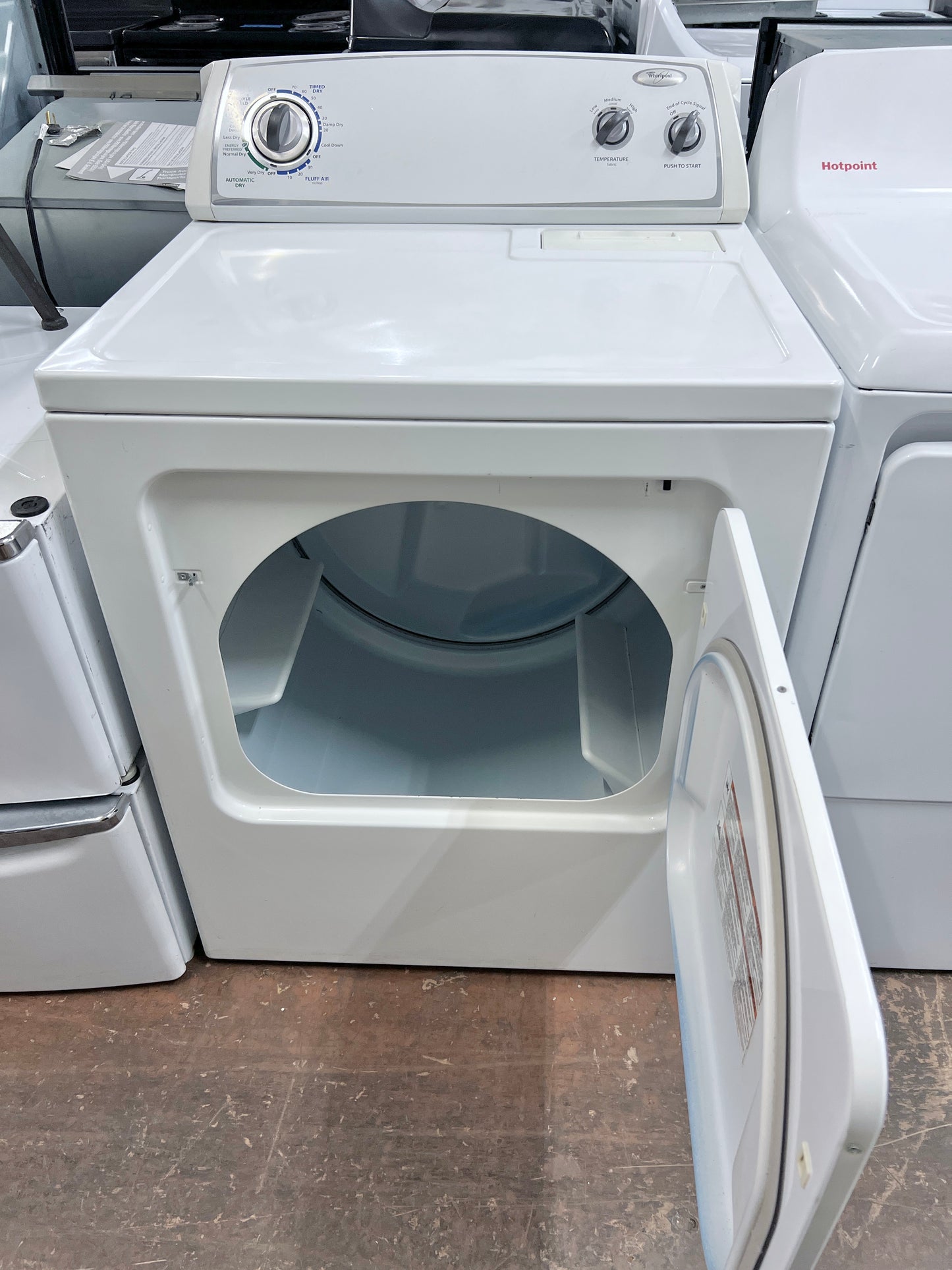 29 Inch Whirlpool Electric Front load Dryer Machine , white , 444386
