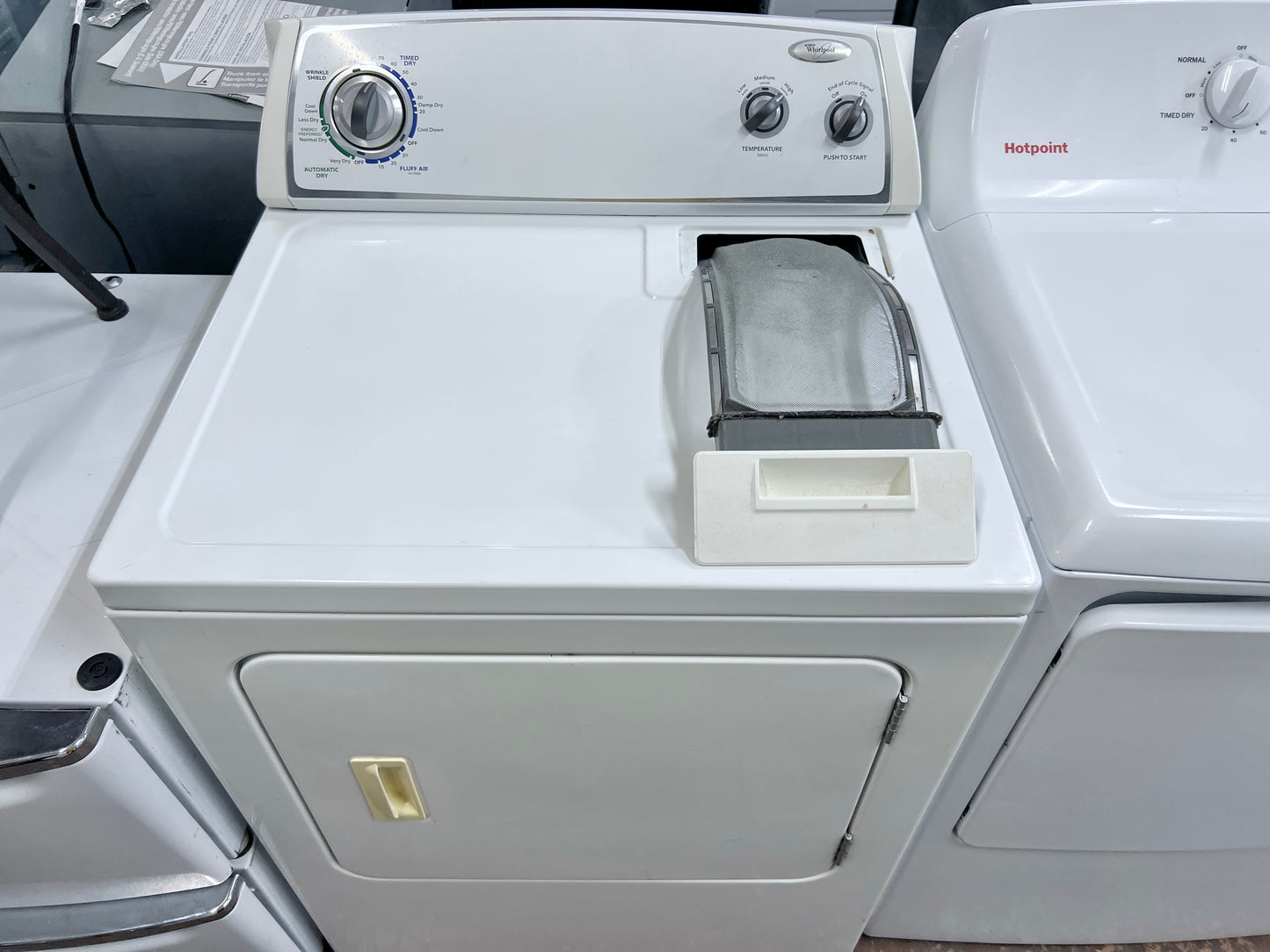 29 Inch Whirlpool Electric Front load Dryer Machine , white , 444386