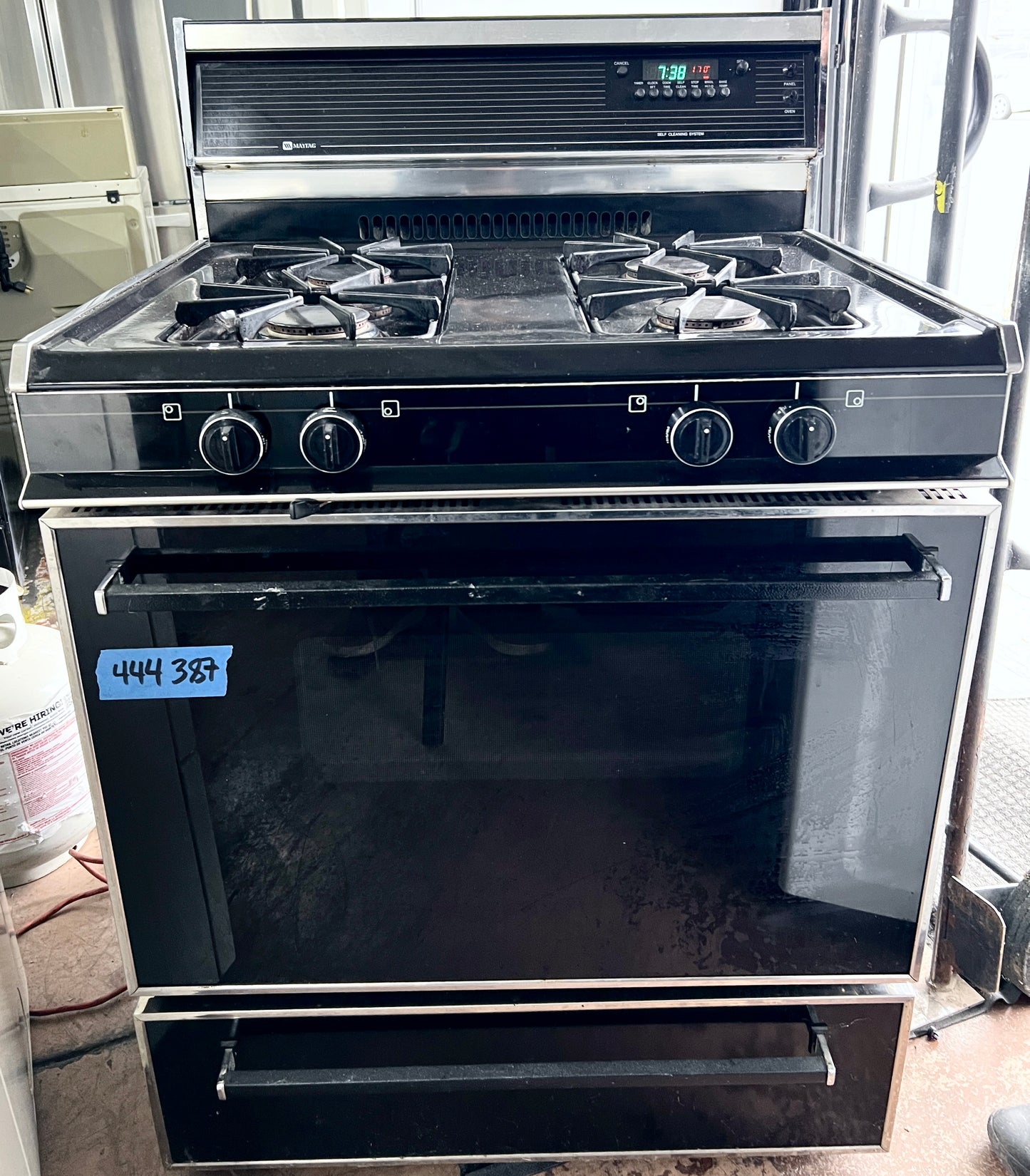 30 Inch Maytag Gas Range , BCRG860 , Black , 444387