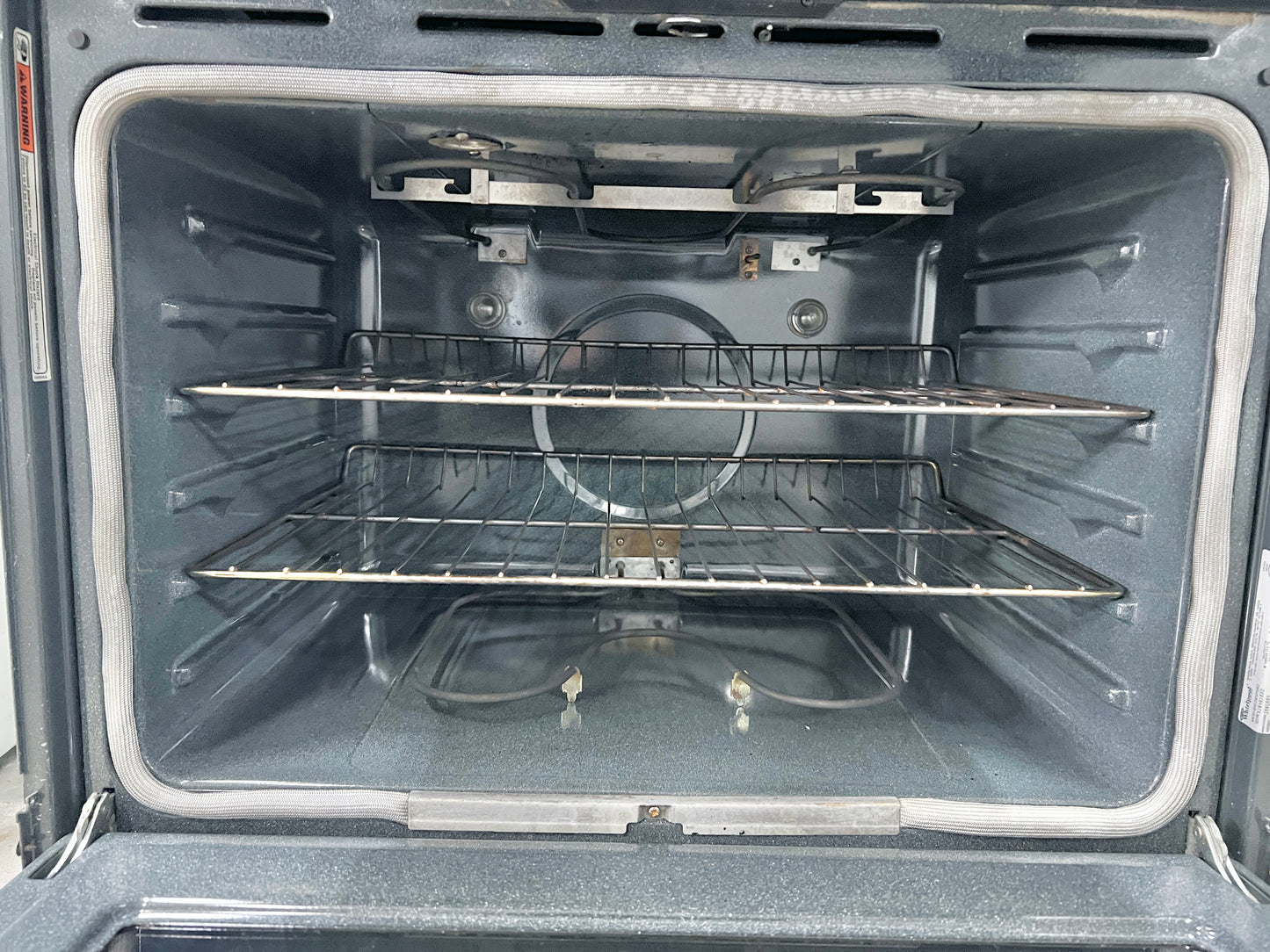Whirlpool 30 吋壁掛式電微波爐和烤箱組合，黑色，二手，組合，888727