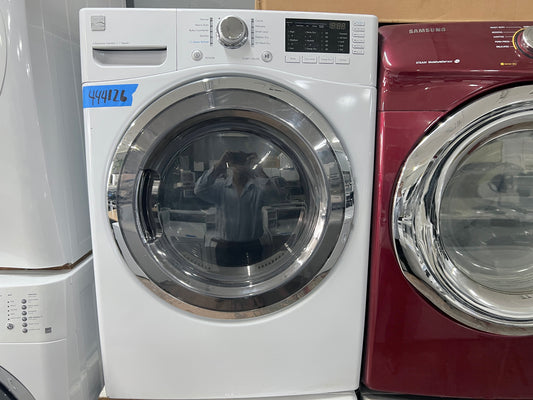 27 Inch Kenmore 7.4 Cu Ft Electric Dryer Machine with Steam , White , 81382 , 796.81382410 , 444126