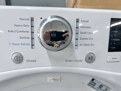 27 Inch Kenmore 7.4 Cu Ft Electric Dryer Machine with Steam , White , 81382 , 796.81382410 , 444126