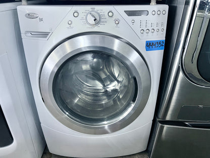 27 inch Whirlpool Steam Washer and Gas Dryer Front Load Set , WFW9400SW , WGD9500TW , 444352 ,