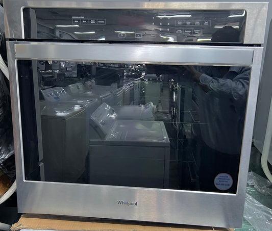 30 Inch Whirlpool  WOS31ES0JS 5.0 Cu. Ft. Electric Single Wall Oven,New Open Box , Self-Cleaning, 5.0 cu. ft., Hidden Bake Element, Control Lock Sabbath, ADA, Stainless Steel, 999149