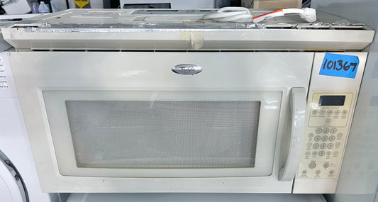 30 Inch Whirlpool  MH1170XST 1.7 Cu. Ft. Over the Range Microwave , 1,000 Watts of Power , 3-Speed Fan, Off White Bisque , 101367