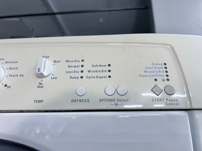 27 Inch Kenmore Front Load Electric Dryer , Stackable , White , 417.88042700, 444402
