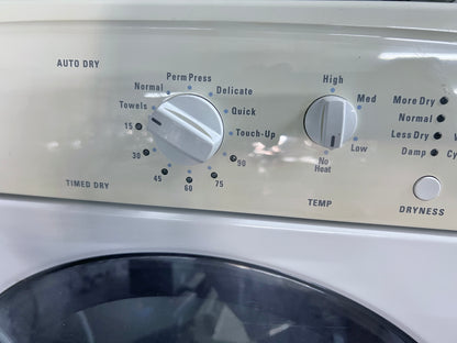 27 Inch Kenmore Front Load Electric Dryer , Stackable , White , 417.88042700, 444402