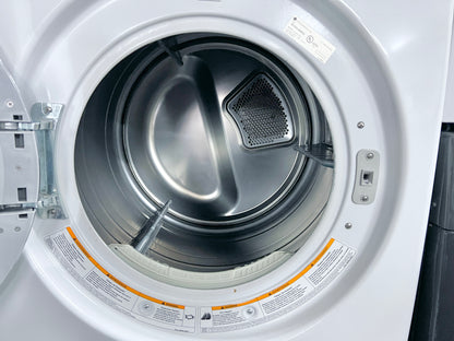 27 inch LG  DLE3733W Front Load Electric Dryer with pedestal  7.3 cu. ft., 7 Drying Cycles, 5 Temperature Levels, Wrinkle Care Option , Sensor Dry System, White , 444404