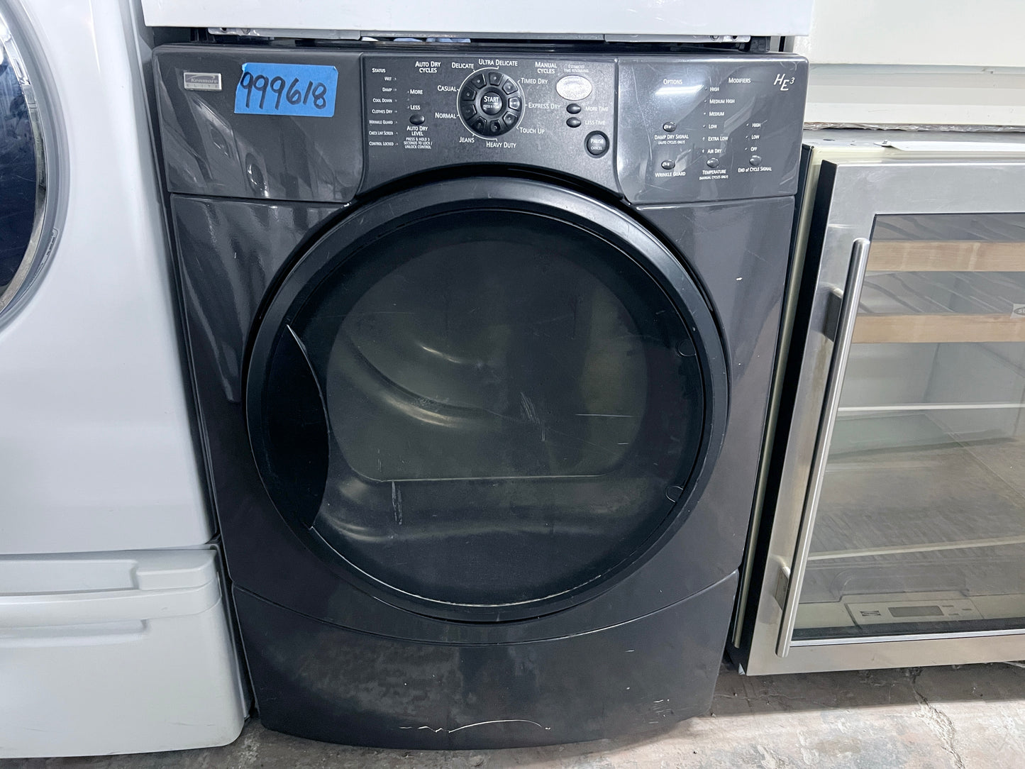 Kenmore Elite HE3 27 吋前置式瓦斯乾燥機黑色，110.94836201、999618