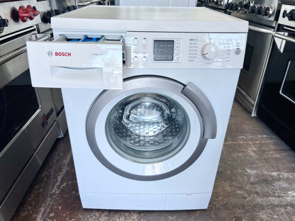 24 Inch Bosch Axxis Plus Series  WAS24460UC Compact Front Load Stackable Washer , 2.2 cu. ft. Capacity, 15 Wash Programs, Energy Consumption of 130 kWH/year, Touch Controls & LED Display 1,200 RPM Spin Speed , 444389