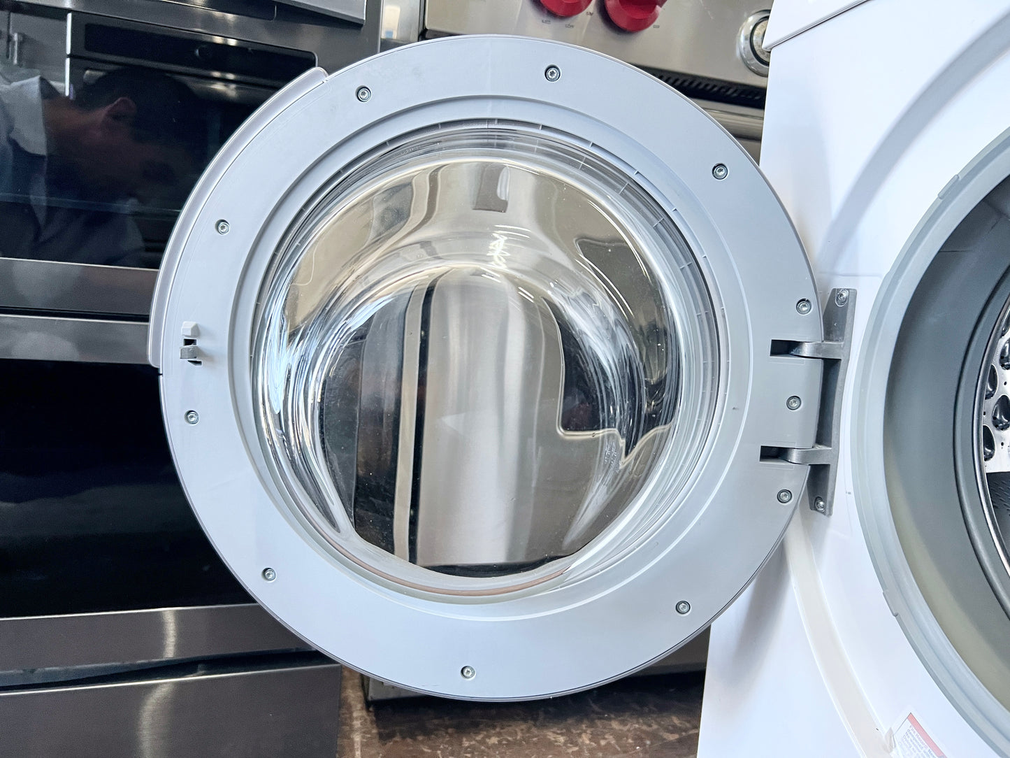 24 Inch Bosch Axxis Plus Series  WAS24460UC Compact Front Load Stackable Washer , 2.2 cu. ft. Capacity, 15 Wash Programs, Energy Consumption of 130 kWH/year, Touch Controls & LED Display 1,200 RPM Spin Speed , 444389