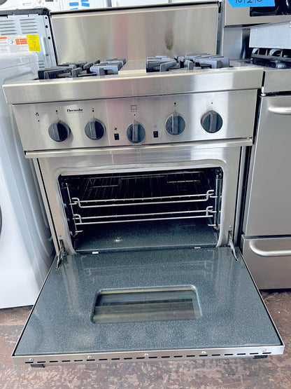 30 Inch Thermador Professional 4 Burner Gas Range , Heavy Grates ,  Convection Oven , Stainless Steel 444194
